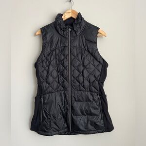 Lululemon Vest - Down for a Run Black Quilted Vest - Size 12